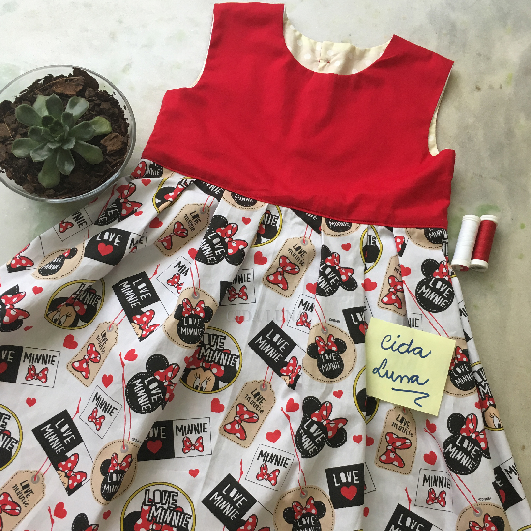 Vestido Minnie 7 anos